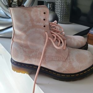 Doc martens pink tie dye new without tags